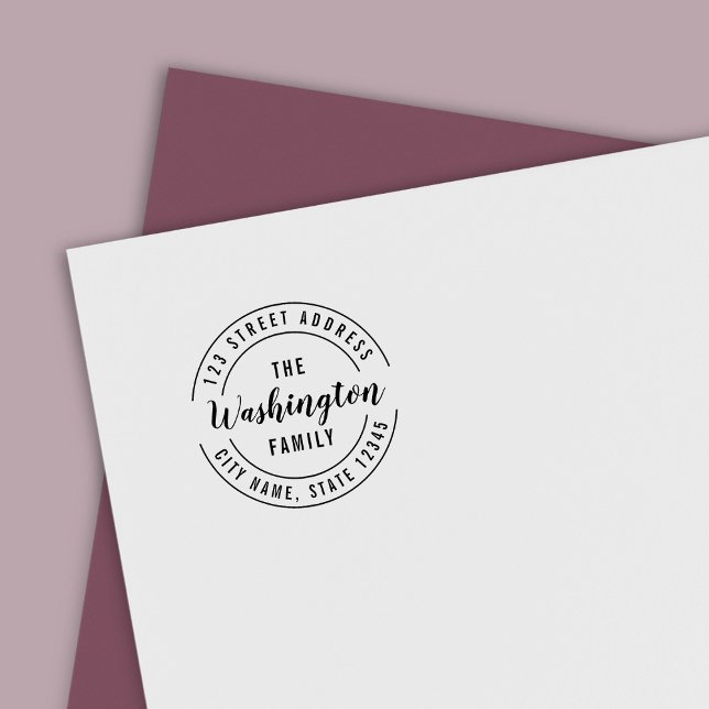 Sello Automático Dirección de devolución de apellido del pincel mod (Subido por el creador)