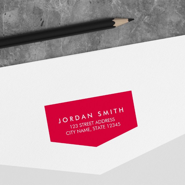 Sello Automático Dirección de devolución de banners clásica moderna (Subido por el creador)