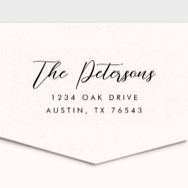 Sello Automático Dirección de devolución de caligrafía clásica