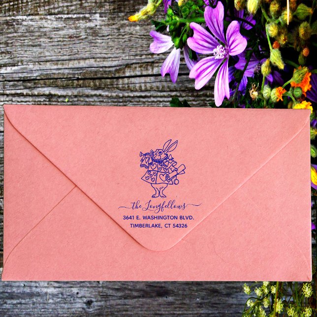 Sello Automático Dirección de devolución de conejo de nombres de fa (Subido por el creador)