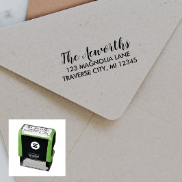 Sello Automático Dirección de devolución de datos de familia