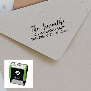 Sello Automático Dirección de devolución de datos de familia