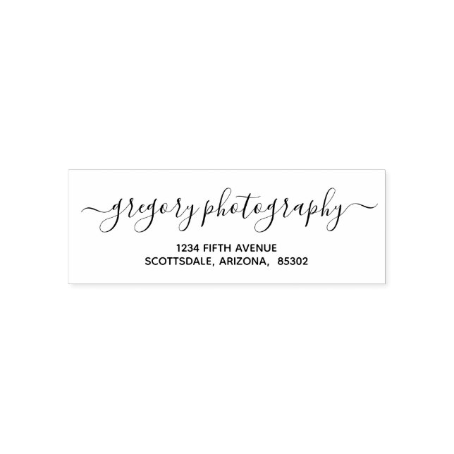 Sello Automático Dirección de devolución de empresa/negocio persona (Diseño)