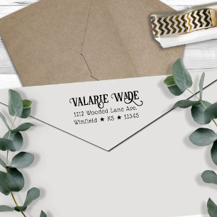 Sello Automático Dirección de devolución de estilo occidental