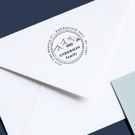 Sello Automático Dirección de devolución de familia de vinos de Mon