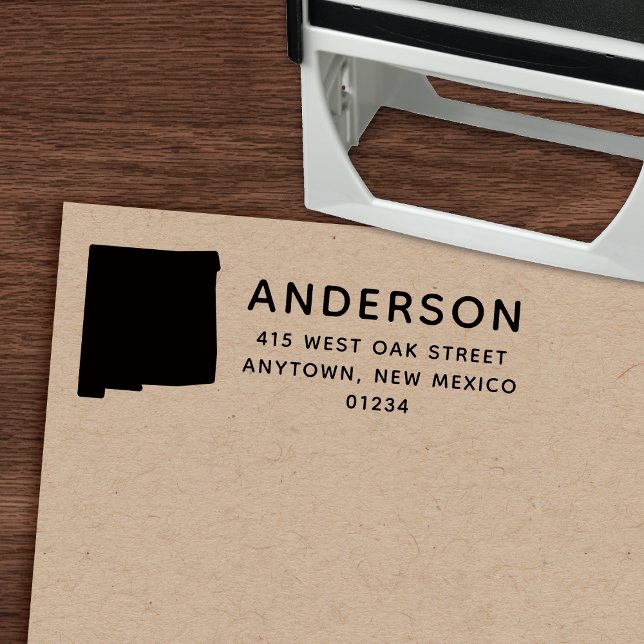Sello Automático Dirección de devolución de forma de estado NUEVO M (Subido por el creador)