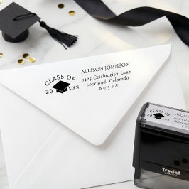 Sello Automático Dirección de devolución de graduación
