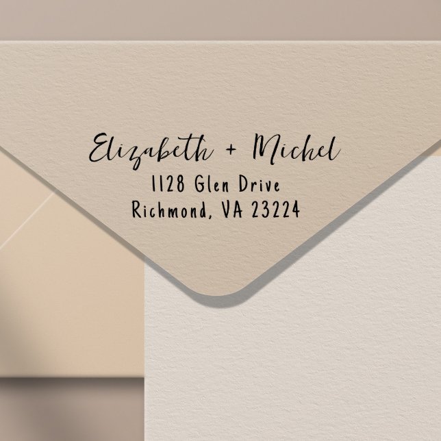 Sello Automático Dirección de devolución de guión quirky (Subido por el creador)