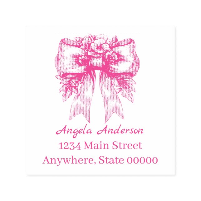 Sello Automático Dirección de devolución de la banda Chinoiserie (Diseño)