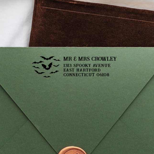 Sello Automático Dirección de devolución de la Colonia de Bats Hall (Subido por el creador)