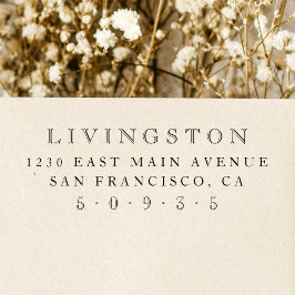 Sello Automático Dirección de devolución de la familia de estilos d