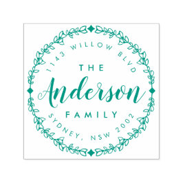 Sello Automático Dirección de devolución de la familia de guiones r