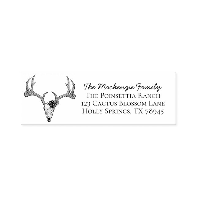 Sello Automático Dirección de devolución de la familia de vendedore (Diseño)