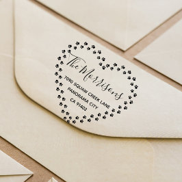 Sello Automático Dirección de devolución de la familia Wreath de Pa