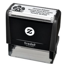 Sello Automático Dirección de devolución de la propiedad inmobiliar