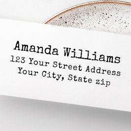 Sello Automático Dirección de devolución de máquina de escribir de 