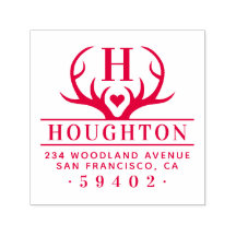 Dirección de devolución de monograma de nombres de