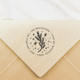 Sello Automático Dirección de devolución de navidades