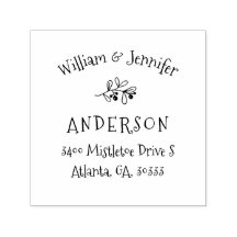 Dirección de devolución de Navidades Mistletoe