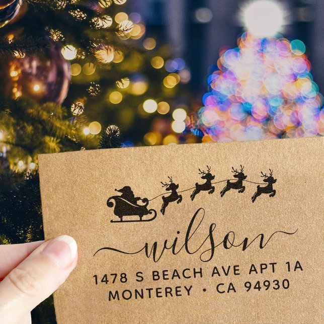 Sello Automático Dirección de devolución de navidades Santa Claus S (Subido por el creador)