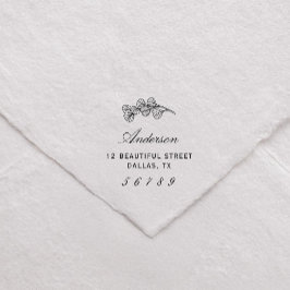 Sello Automático Dirección de devolución de nombre botánico Eucalyp