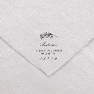 Sello Automático Dirección de devolución de nombre botánico Eucalyp