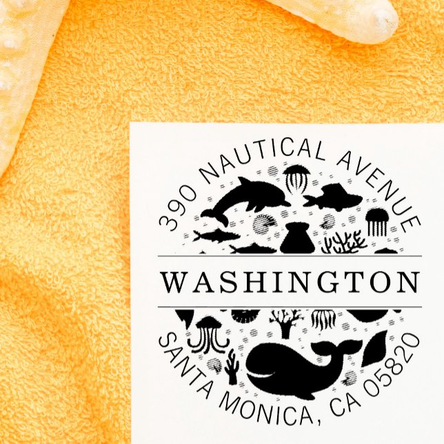 Sello Automático Dirección de devolución de nombre de familia de an (Subido por el creador)