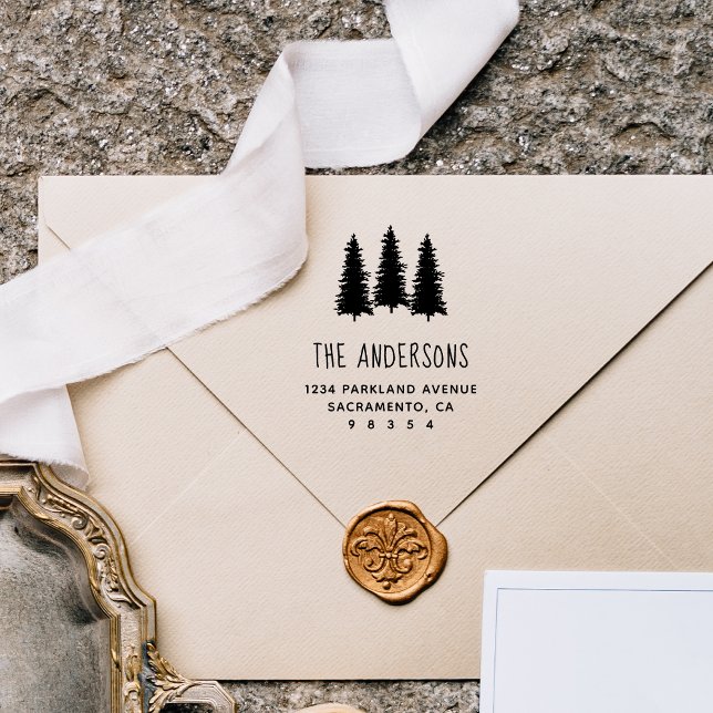 Sello Automático Dirección de devolución de nombre de familia de ár (Subido por el creador)