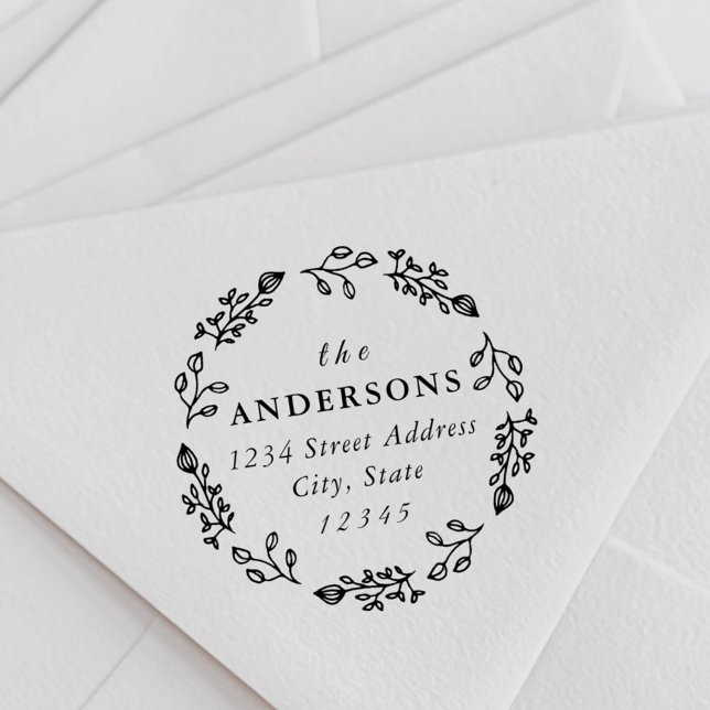 Sello Automático Dirección de devolución de nombre de familia de fl (Subido por el creador)