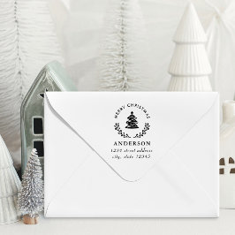 Sello Automático Dirección de devolución de nombre de familia de Gl