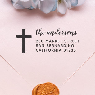 Sello Automático Dirección de devolución de nombre de familia de gu