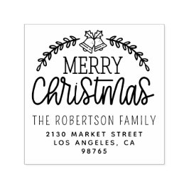 Sello Automático Dirección de devolución de nombre de familia de Na