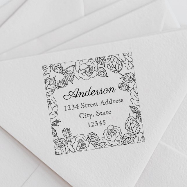 Sello Automático Dirección de devolución de nombre de familia de Ro (Subido por el creador)