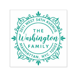 Sello Automático Dirección de devolución de nombre de familia de sc