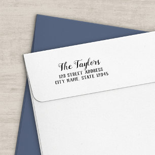 Sello Automático Dirección de devolución de nombre de familia de sc