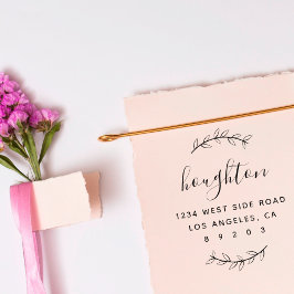 Sello Automático Dirección de devolución de nombre de familia de sc