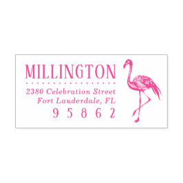 Sello Automático Dirección de devolución de nombre de familia Flami