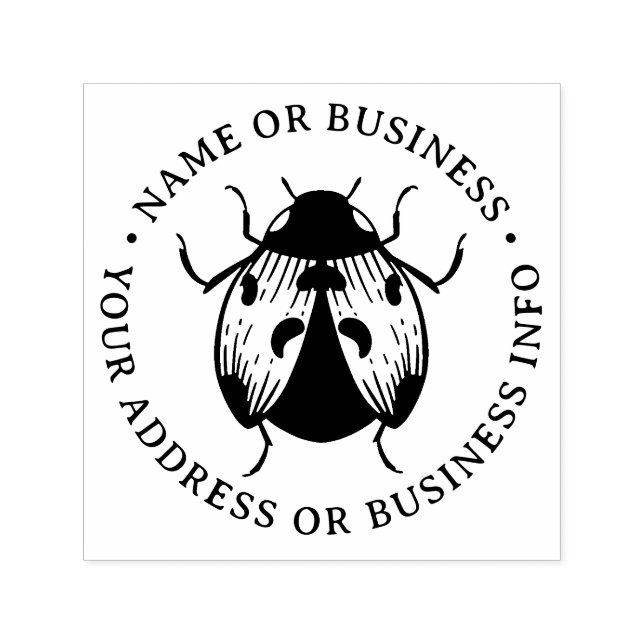 Sello Automático Dirección de devolución de nombre de negocio Vinta (Diseño)