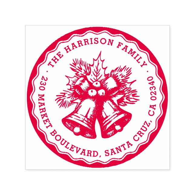 Sello Automático Dirección de devolución de nombre de timbre de vin (Diseño)