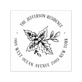 Sello Automático Dirección de devolución de nombre personalizado de