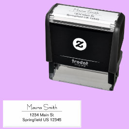 Sello Automático Dirección de devolución de nombre personalizado mi