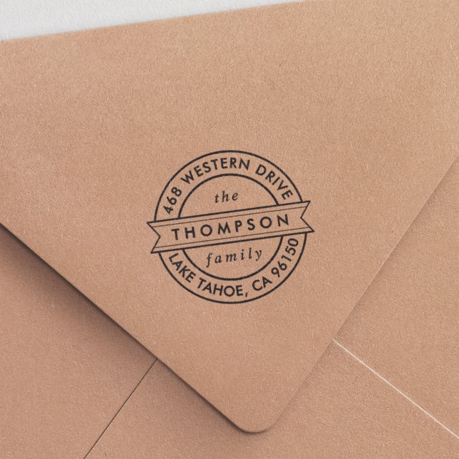 Sello Automático Dirección de devolución de pancartas redondeadas m (Subido por el creador)