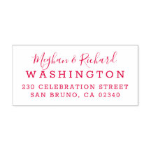 Dirección de devolución de personalizado de novia