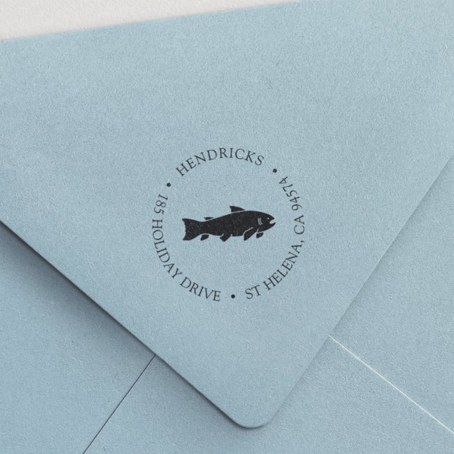 Sello Automático Dirección de devolución de pescado ruso (Subido por el creador)