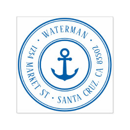 Sello Automático Dirección de devolución de redondeo de anclaje nau