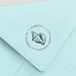 Sello Automático Dirección de devolución de redondeo de la concha t