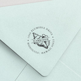 Sello Automático Dirección de devolución de redondeo de la concha t