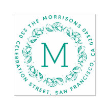 Dirección de devolución de redondeo de monograma d