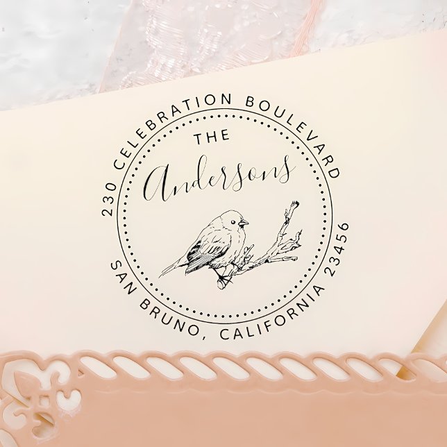 Sello Automático Dirección de devolución de redondeo de nombre de f (Subido por el creador)