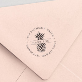 Sello Automático Dirección de devolución de redondeo de piña tropic